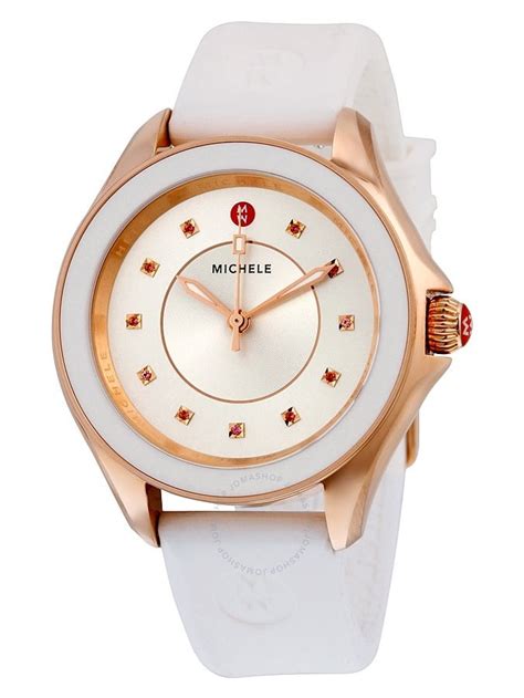 michele watches for women silicone